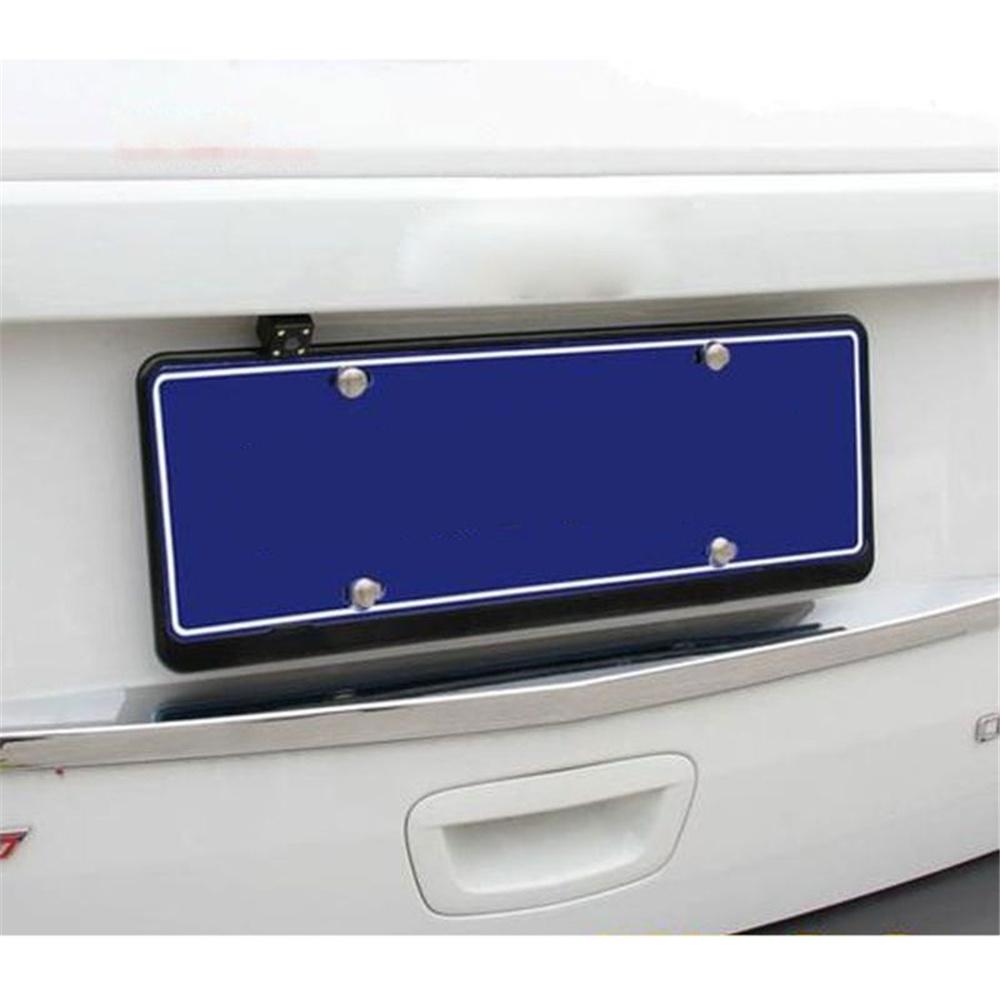 5 Set ABS Chrome License Plate Frame Screw Nut Caps+Bolt Cover Set For Car Truck