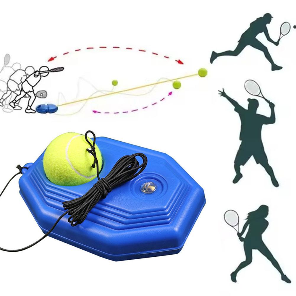 Tennis Trainer Solo Practice Tool With String Rebound Ball Portable Tennis Training Baseboard For Beginners Kids Adults Exercise