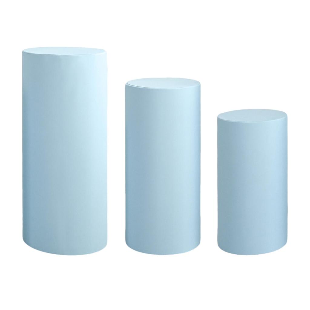 Sockel Ständer Säule Abdeckung Zylinder Dessertständer Abdeckung Partyzubehör Zylinder Sockel für Thanksgiving Hochzeitsdekoration