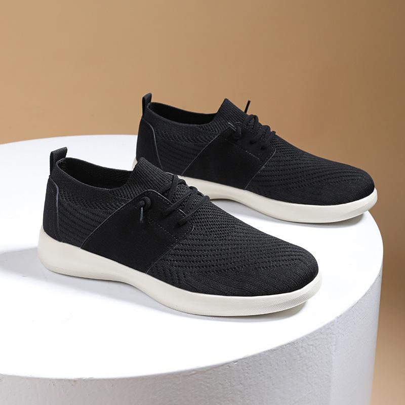 Lace-up-free lazy casual shoes, light and breathable thin mesh shoes, versatile and comfortable casual shoes