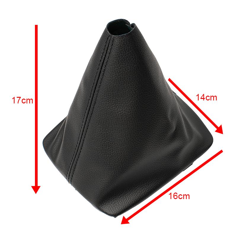 

5/6 Speed Gear Shift Knob Gaiter Boot Cover Case For Seat Leon III 3 MK3 2012-2020 Car Styling Accessories Replacement Part Case Only Black Stitch