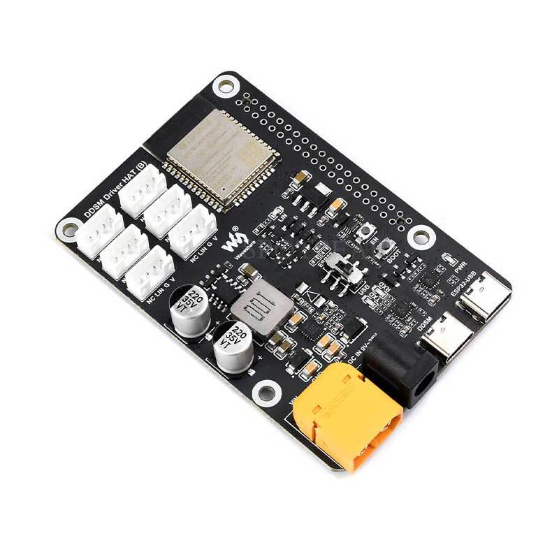 ESP32 Servo Hub Motor WiFi Board DDSM400 Compatible with Raspberry Pi