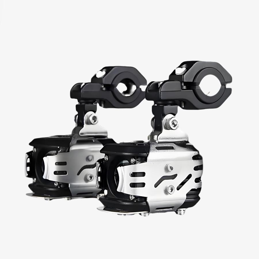 

High-Power LED Motorcycle & Electric Vehicle Spotlights with Integrated High/Low Beams, Super Bright & Universal Fit