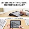 ELECOM Apple Pencil 2nd Generation Hard Case Knock Type Rubber Grip with Clip White TB-APE2KCWH