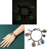 Harry Potter Night Light Bracelet With Alloy Magic School Pendant For Gift Giving