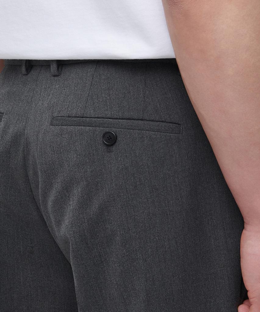 MUSINSA STANDARD Lightweight Wide Hidden Banding Slacks [Medium Gray]