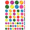 Gommettes Rond 624 pastilles métallisées