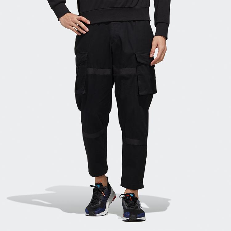 New Adidas Cargo Pants Men Black GL0394