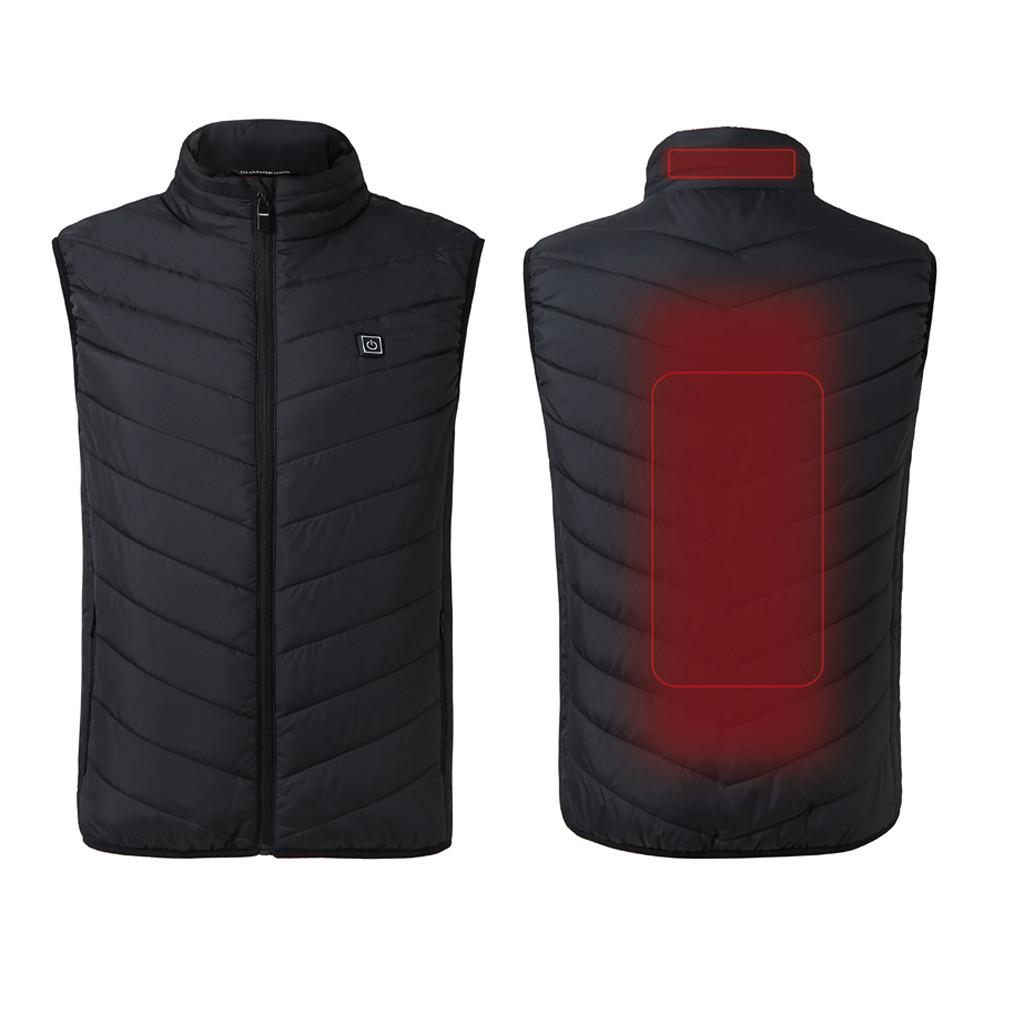 Outdoor Warm Clothing Heated For Riding Skiing Fishing Charging Via Heated Coat