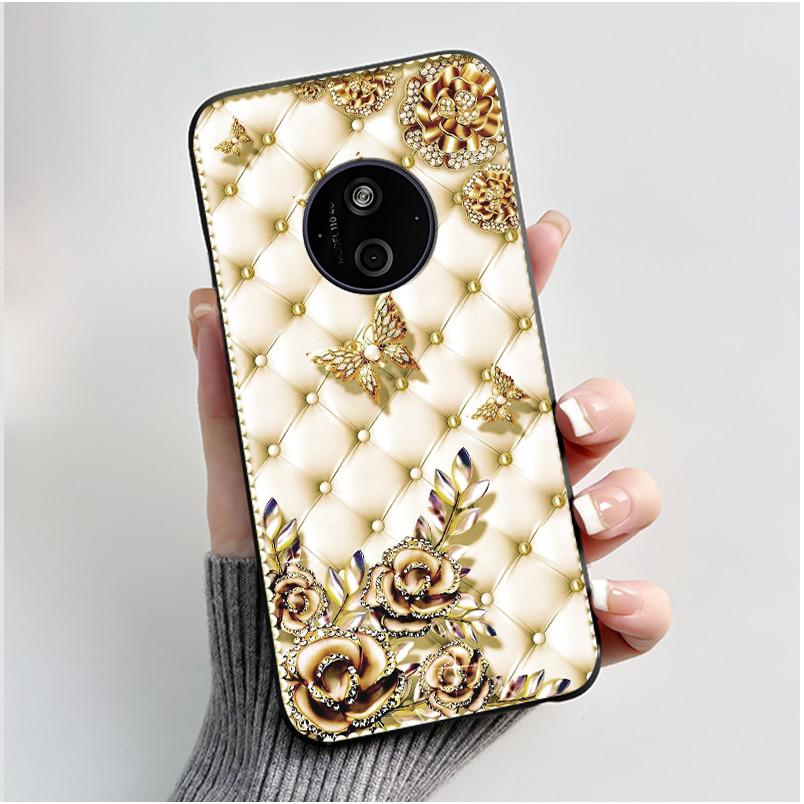 Casing For Nokia 125 110 4G 2024 HMD 110 Case Aesthetic Luxury Cute Cool Boys Girls Soft Silicone Black Matte Phone Cover Shell