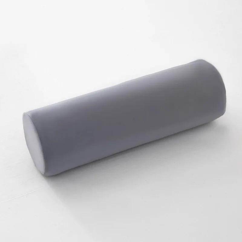 

Подушка-валик для шеи, подушка из пены с эффектом памяти, цилиндрическая круглая подушка, подушки для снятия боли во время сна, съемный чехол 38x12m 1pcs