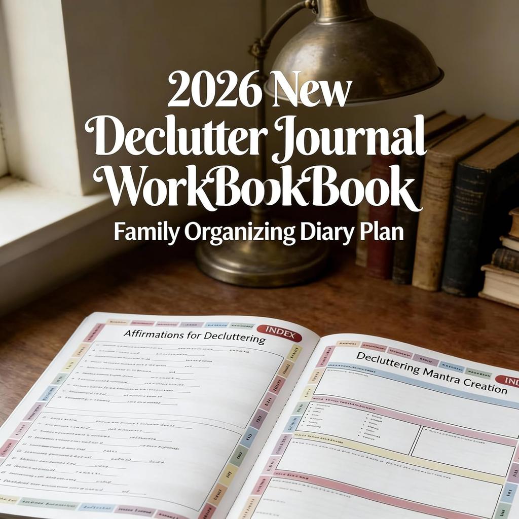 Prinaight 2026 Harmony Home Journal A Guided Workbook to Declutter Your Space Plan Your Year