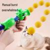 Cat Plush Ball Launcher: Self-Entertainment Toy & Stress Reliever for Kittens
