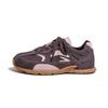 Autumn new flat-bottomed women's pink and brown three-color retro casual sneakers