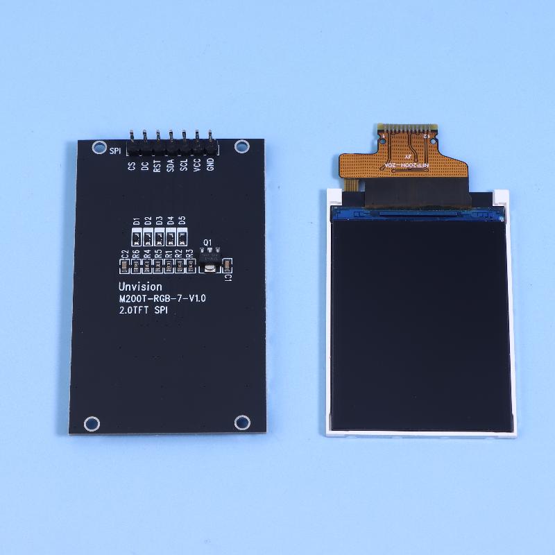 2.0-Inch Tft Lcd Module, Lcd Screen Module, Ips Module, St7789 Full-Color 240320 Square Screen, 2-Inch