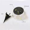 Silicone Sealed Outdoor Solar Crackle Lawn and Patio Light