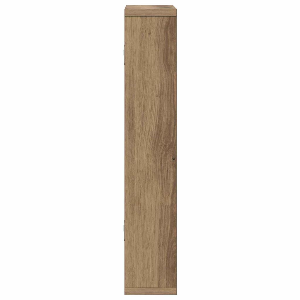 Wall Shelf Artisan Oak 60 x 11 x 60 cm Engineered Wood