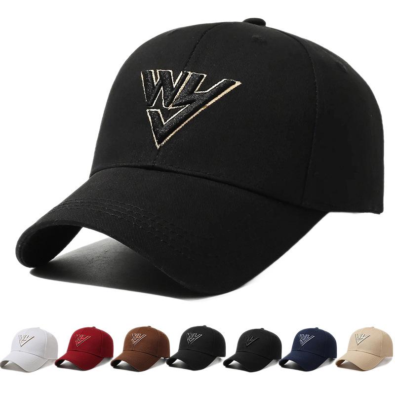 Embroidery Baseball Cap Men'S And Women'S Trend Cap Spring And Autumn Outdoor Sun Hat Versatile Fashion Casual Hat
