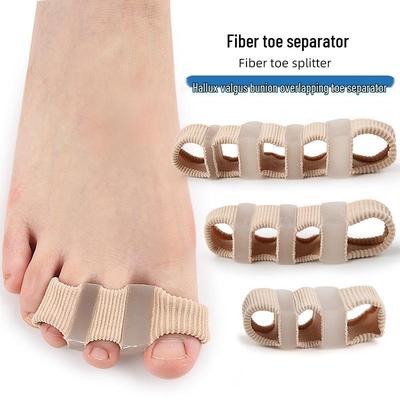 Fiber Toe Separator & Orthotic Sleeve for Bunions and Overlapping Toes