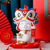 Forbidden City Lion Dance Resin Home Decor, Store Opening Gifts, Practical And Wealth, Cultural A