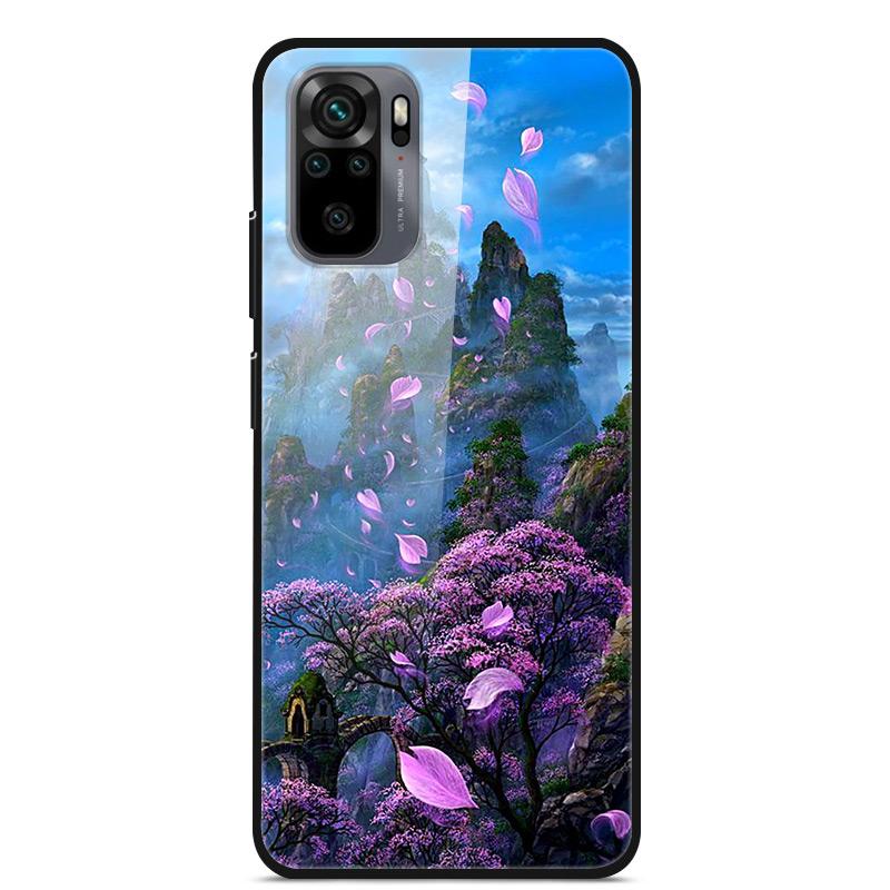 Tempered Glass Case For Xiaomi Redmi Note10 Pro Case Glass Back Cover For Xiaomi Redmi Note 10 10Pro Max Case Note10 5G Shell