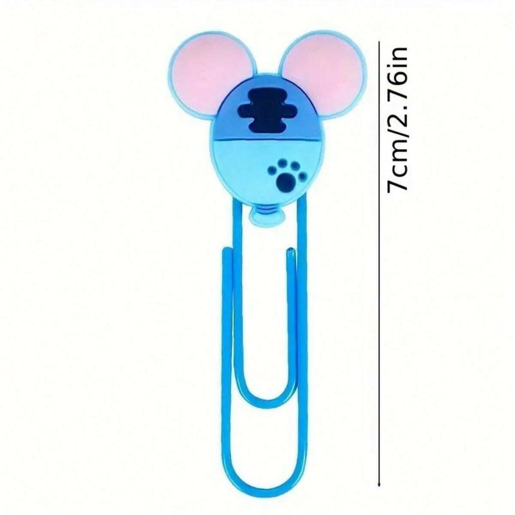 MINISO 10 Pieces of Large Cartoon Mixed-color Paper Clips