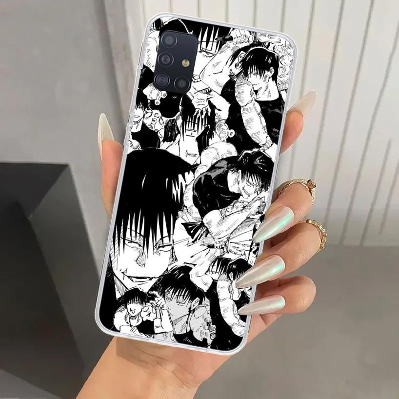 Jujutsus Fushiguro Toji Handyhülle für Samsung Galaxy A52 A32 A22 A12 A02S A50S A30S A10S Note 20 Ultra 10 Plus S10 A31 A20 A71
