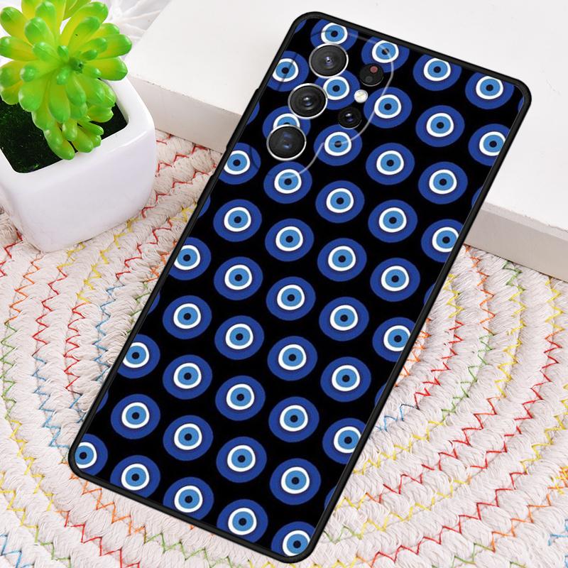 Blue Evil Eye Phone Case for Samsung Galaxy Note 10 Pro S26 Ultra S23 S24 FE S25 S21 S22 PLUS Shockproof Cove