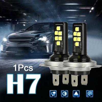 H7 H4 LED Headlight Kit Bulbs High Low Beam 12V 52000LM 6000K White Car Headlight Bulbs