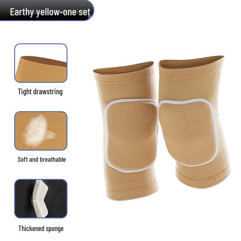 Women's Dance Knee Pads: Thickened Sponge Protection for Volleyball, Anti-Fall, and Yoga.