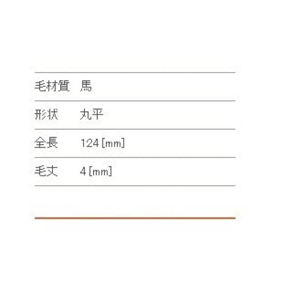 Kumano Brush Chikuhodo Authentic Shadow Brush Horsehair Hiroshima Liner/Makeup RR-SL4, Bristles,