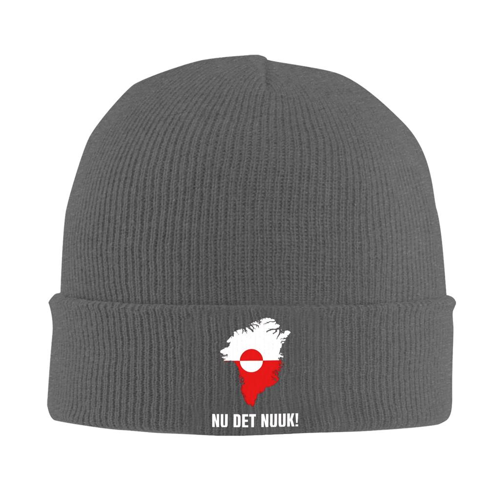 Greenland Map Beanie Hats Bonnet Hats Men Women Unisex Y2K Cool Outdoor Sport Knitting Hat Winter Pattern Elastic Caps