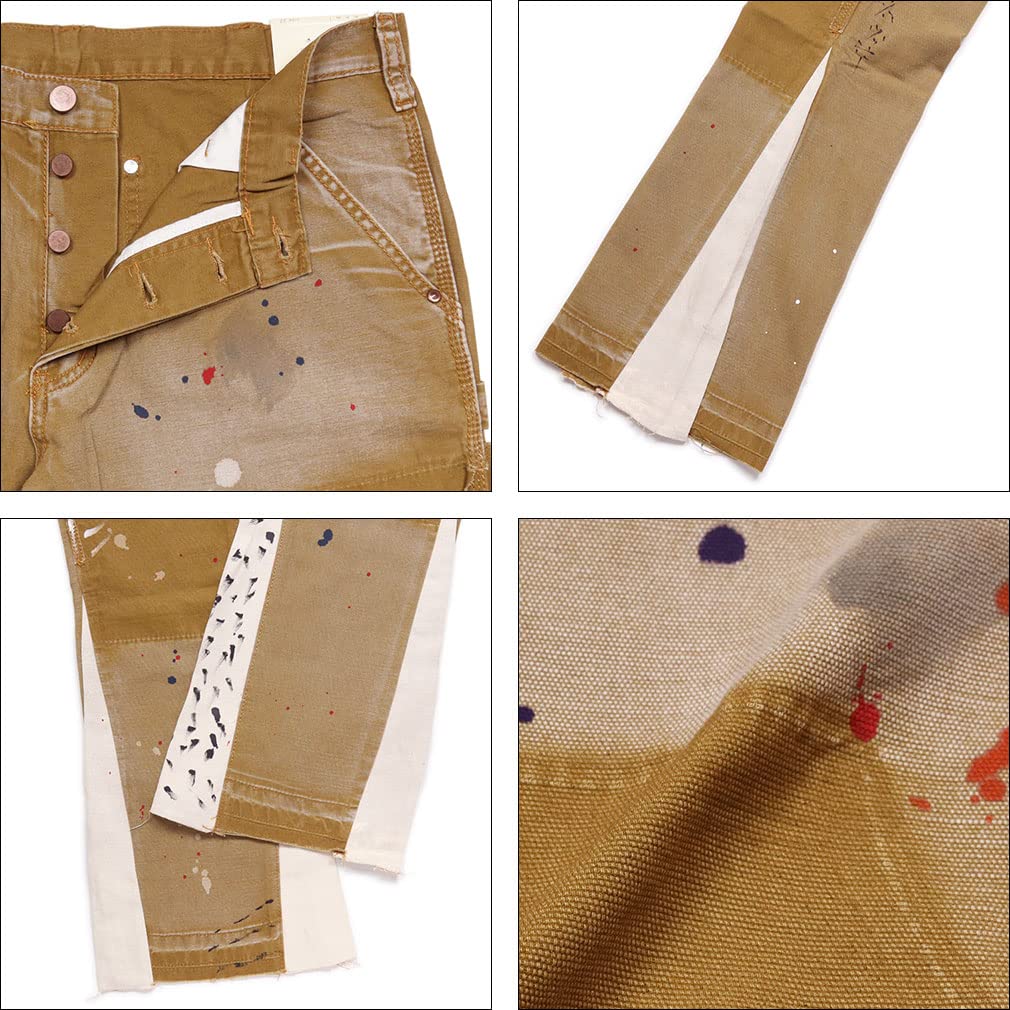 Pantalon Homme en Denim Minimal Évasé 28 093, pouces, Marron,