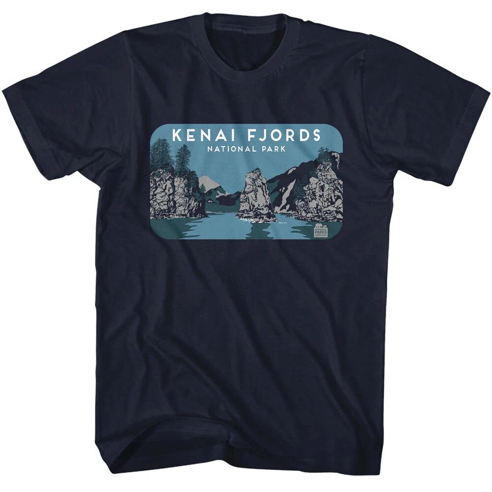 United States Kenai Fords Alaska Harding Icefield National Park Men s T Shirt XL