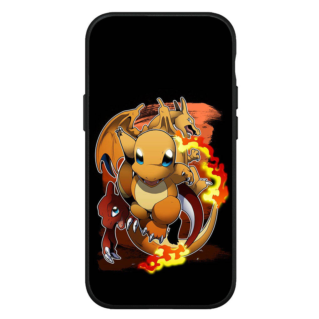 Cover for iPhone 17 16 15 Xiaomi Poco Redmi Note 14 13 12 11 Pro Max X 9 16e Samsung Galaxy S25 S24 S23 OPPO Huawei Cartoon Charmander Phone Case