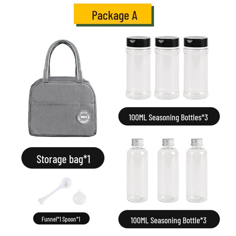 

NaiDuo Outdoor Portable Spice Bottle Set for BBQ & Camping One Size