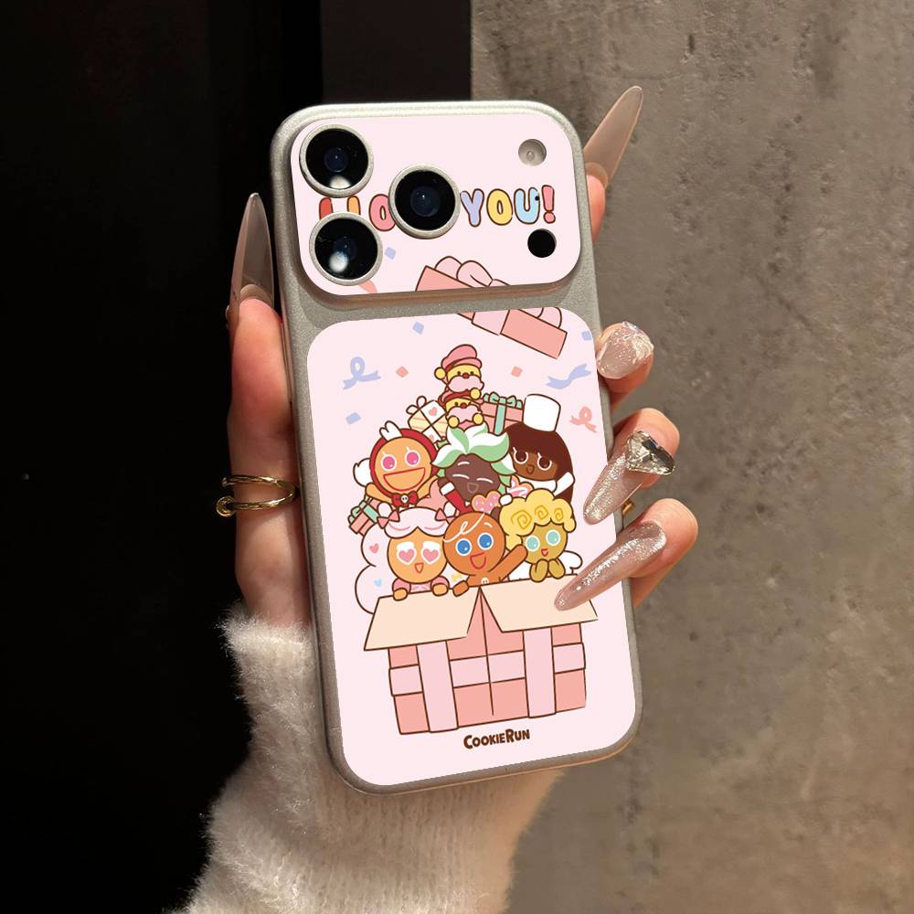 Mobile Game C-Cookie Run Kingdom Back Cover Decal Protective For Iphone 17 Pro Max Skin Sticker Back Protective