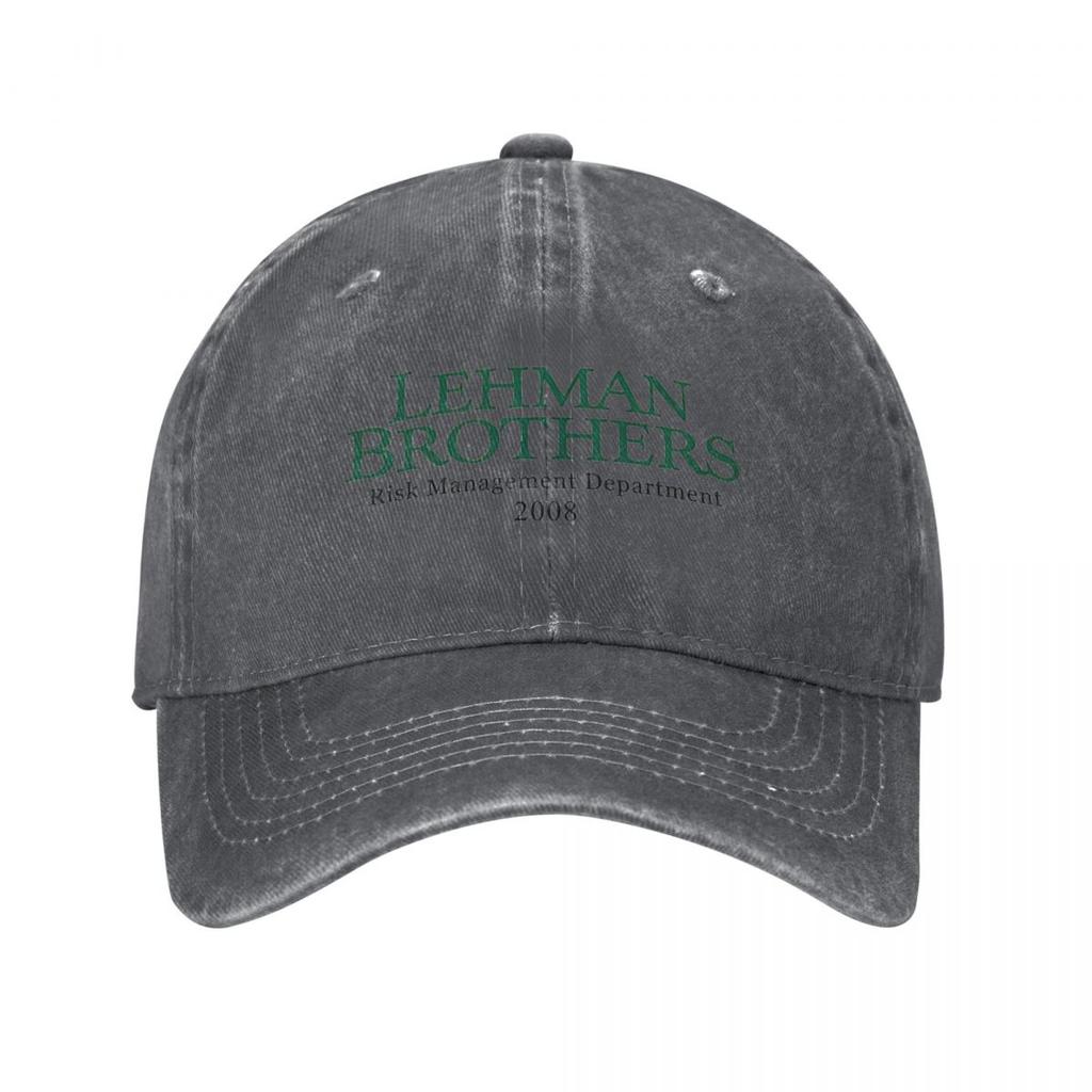 Lehman Brothers Risicobeheer 2008 Baseballpetten Verweerd Denim Mode Outdoor Heren Baseballpet