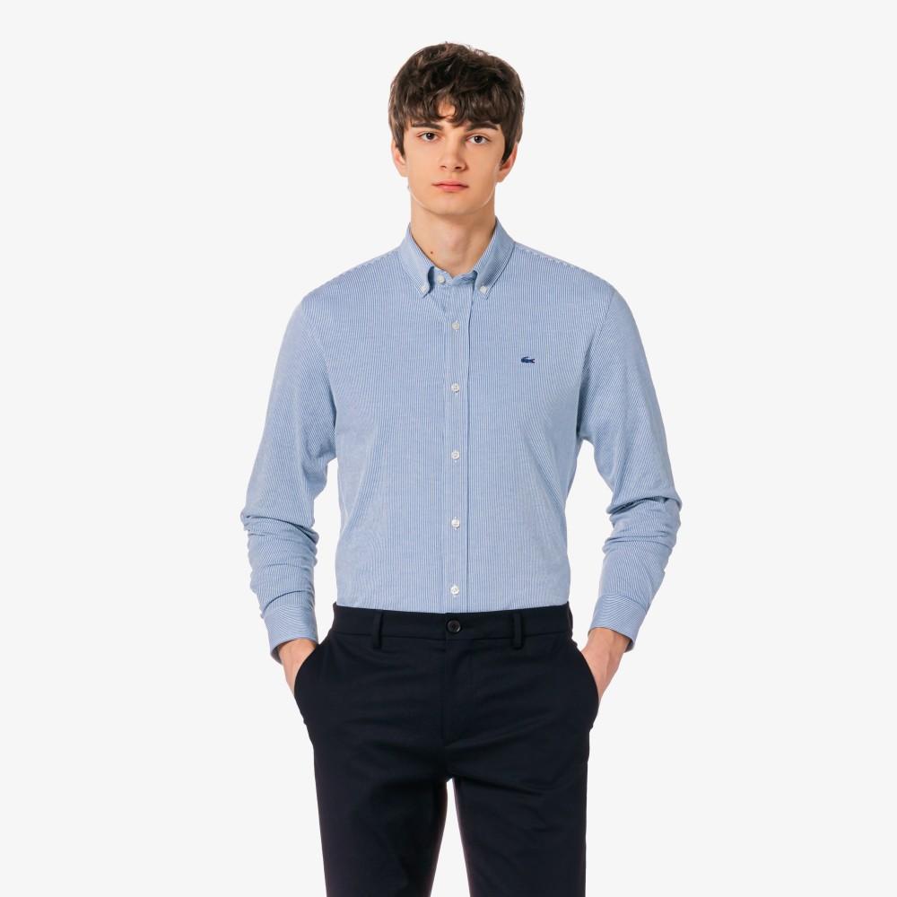[lacoste] Men's Jersey Stripe Shirt CH542E-56G166