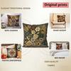 Vintage Floral Damask Decorative Throw Pillow Covers Pattern Cushion Cover Suitable For Sofa Bedroom Car Pillow Cover