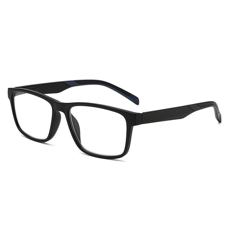 European & American Fashion Anti-Slip Square Frame Reading Glasses with Anti-Blue Light Protection