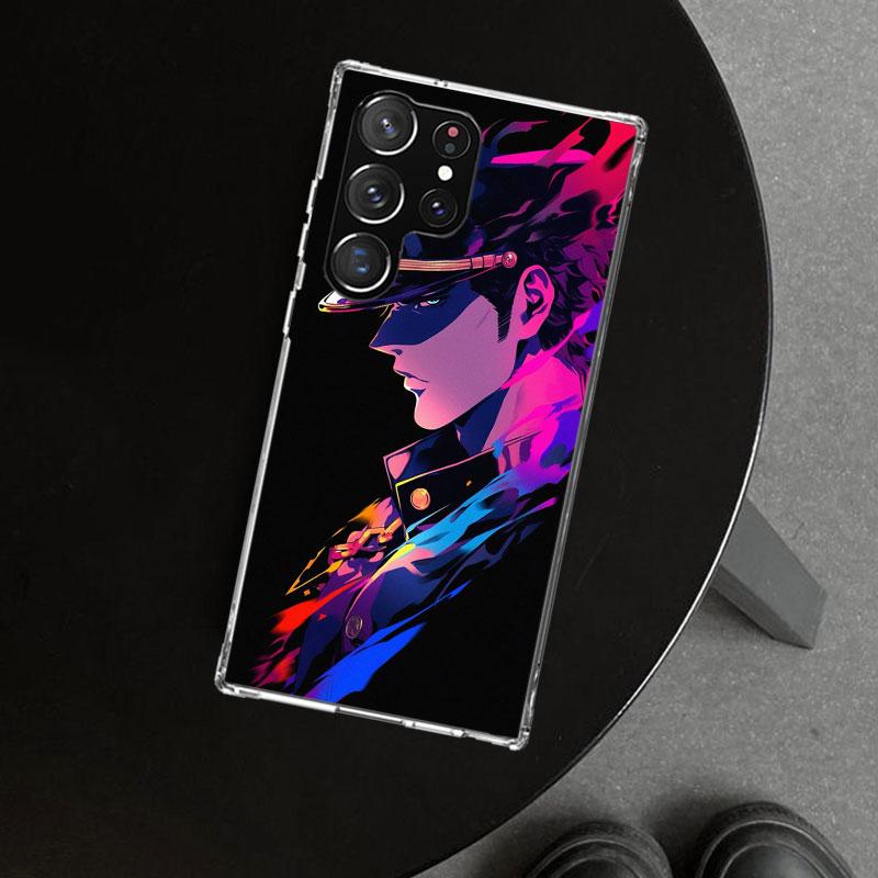 JoJo's Bizarre Adventure Kujo Jotaro Phone Case Cover for Samsung Galaxy S26 S25 Edge S24 S23 Ultra S22 Plus S21 FE S20 + Art Cu