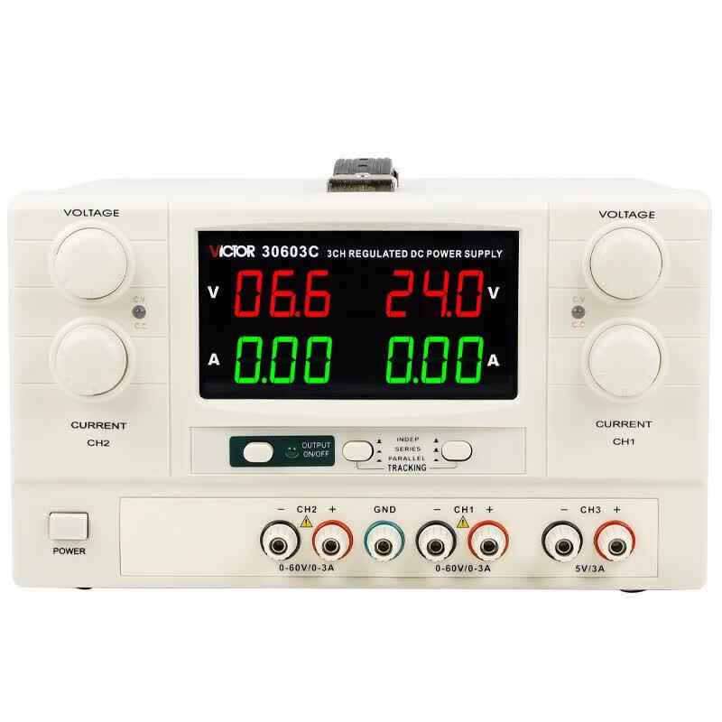VICTOR VC30603C Three-Channel DC Power Supply (CN version)