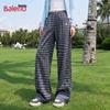 Baleno Women's High-Waist Drawstring Long Pants