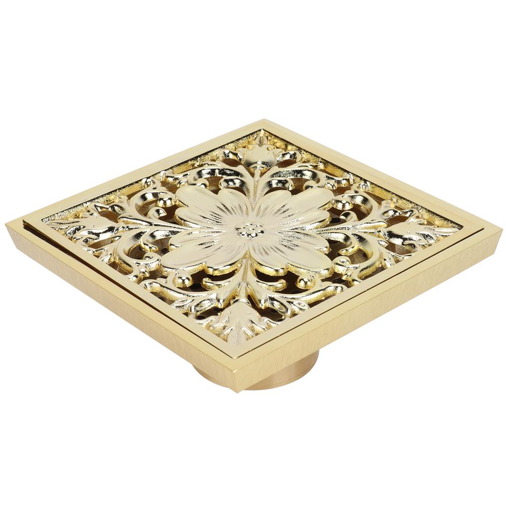 Kit Sifon Pardoseală Toaletă Deodorant Anti-Înfundare Sita Sifon Canalizare Accesoriu Baie Auriu