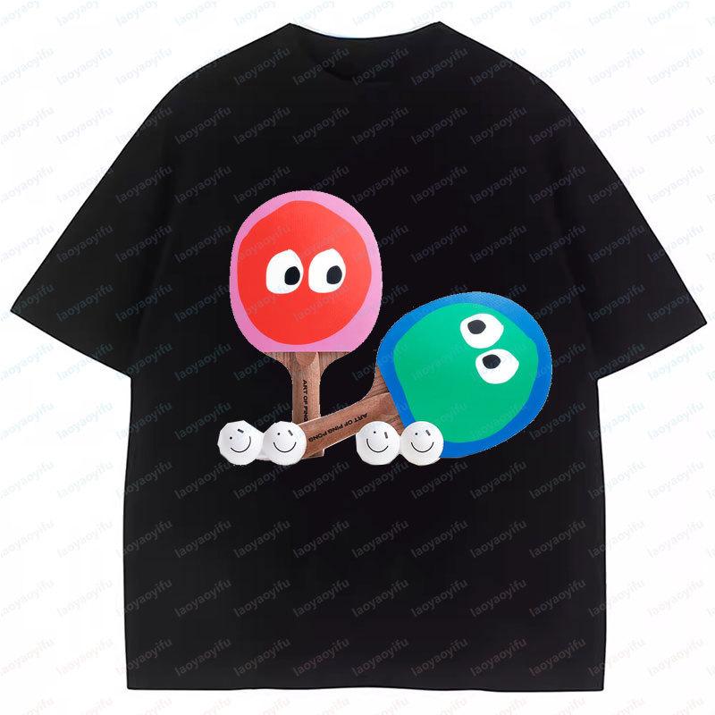 

China Sun Yingsha Peripheral Products T Shirt Table Tennis Lovers O-neck Short Sleeve Graphic T-shirts Ping-pong Sport Camisetas 5XL різнокольоровий