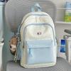 Schoolbag Japanese Candy Color Small Fresh Student Backpack New College Style Girl Versatile Schoolbag Large Capacity Backpack