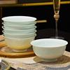 Jingdezhen Song Celadon Qingbai Porcelain Tableware Set: High-End Ceramic Bowls and Plates.