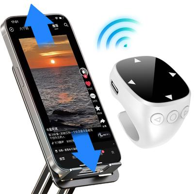 For Scrolling Ring BT 5.3 Video Scrolling Remote Control Page Turner Scroller Finger Remote for Android iOS iPhone iPad