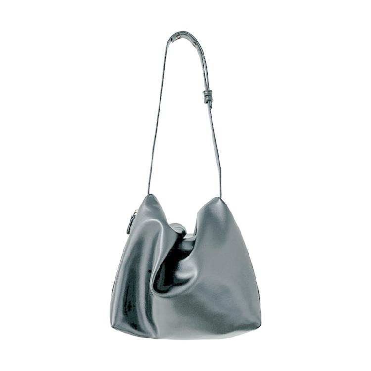 

PU Leather- Handbags Shoulder Bags for Girl Women Carrying Purse Underarm Bag срібний